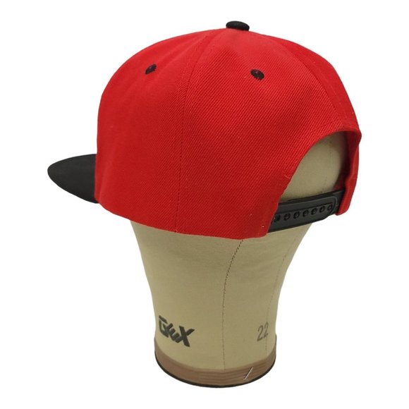 Ohio State Embroidered Logo Buckeyes Flat Short Brim Snapback Cap Baseball Hat - Picture 13 of 13